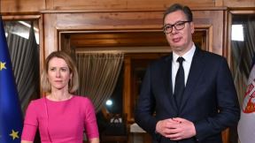 Aleksandar Vučić i Kaja Kalas