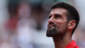 Novak Đoković na meču Rolan Garosa