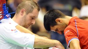 Miljan Amanović i Novak Đoković