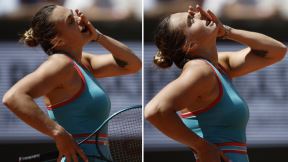 Arina Sabalenka na meču protiv Olge Danilović