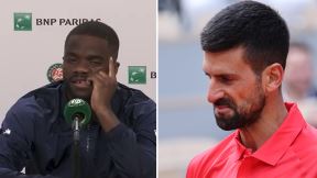 Frensis Tijafo i Novak Đoković