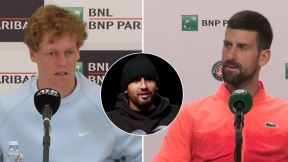 Janik Siner Nik Kirjos i Novak Đoković