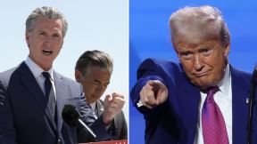 Gavin Njusom Donald Tramp