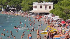 Hrvatska, plaža, turisti, kupači, more