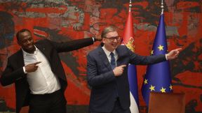 Aleksandar Vučić Jusejn Bolt