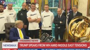 Dušan Vlahović i Donald Tramp