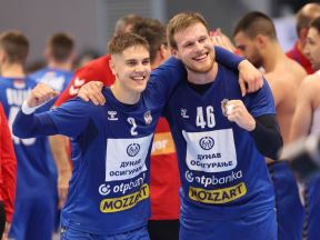 Reprezentativci Srbije u rukometu.
