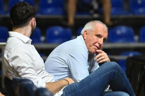 Željko Obradović na meču Partizan FMP