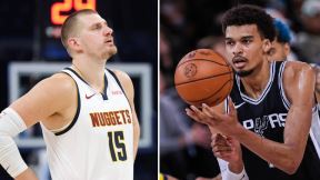 Nikola Jokić i Viktor Vembanjama