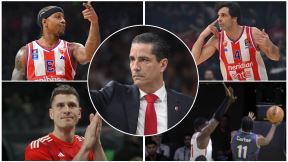 Miloš Teodosić Nemanja Nedović Ajzea Kenan Tajson Karter i Janis Sferopulos Crvena zvezda