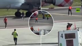 Motor aviona usisao muškarca