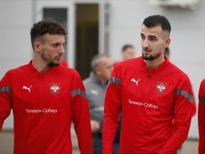 Erhan Mašović na treningu reprezentacije
