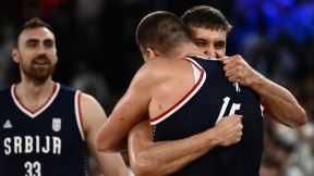 Nikola Jokić i Bogdan Bogdanović slave pobedu Srbije