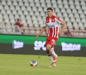 Veljko Milosavljević na utakmici Crvene zvezde