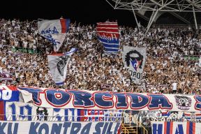Navijači Hajduka, popularna Torcida na Poljudu.