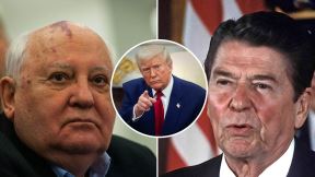 Mihail Gorbačov, Ronald Regan, Donald Tramp
