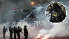 Grobari, navijači Partizana, Južna tribina, Policija, UKP