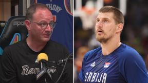 Adrijan Vojnarovski i Nikola Jokić