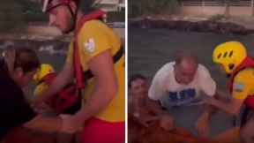 spašavanje ljudi koji su pobegli od požara u Grčkoj