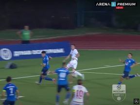 Sporni penal za Crvenu zvezdu protiv Maldosti iz Lučana.