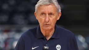Svetislav Pešić na treningu reprezentacije Srbije