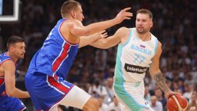 Luka Dončić i Nikola Jokić na utakmici Srbija Slovenija