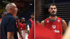 Milan Tomić i Nikola Kalinić na treningu Crvene zvezde