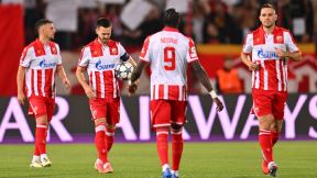 Timi Maks Elšnik Šerif Endiaje i Mirko Ivanić na utakmici Zvezde