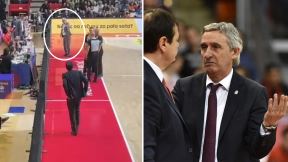 Svetislav Pešić i Ergin Ataman u sukobu.