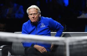 Bjorn Borg kao trener na Lejver kupu