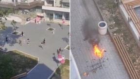 Tuča u Bačkoj Palanci