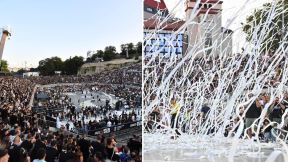 Partizan navijači na Tašmajdanu