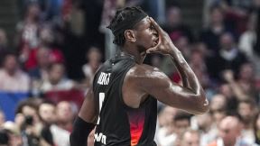 Isak Bonga slavi titulu Eurobasketa