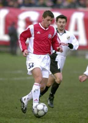 Dejan Milovanović u dresu Crvene zvezde