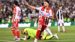 Nemanja Radonjić slavi gol u večitom derbiju u Humskoj