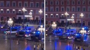 Hapšenje huligana Rome u Nici