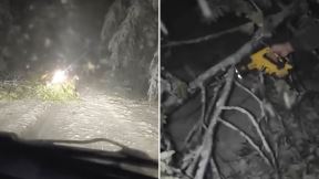 sneg na magistralnom putu Ivanjica – Sjenica