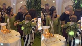 Darko Lazić plače na rođendanu ćerke