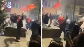 Navijač Albanije puca usred meča protiv Srbije