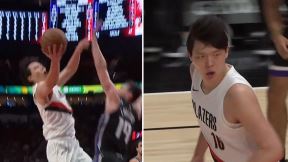 Jang Hansen postiže poene za Portland.