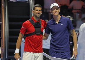 Novak Đoković i Janik Siner na turniru "Šest kraljeva"