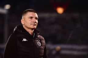 Srđan Blagojević kao trener FK Partizan.