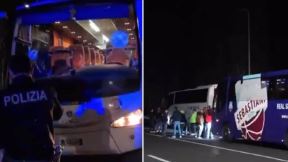 Kamenovan italijanski autobus
