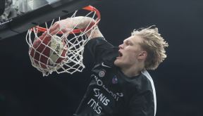 Mika Murinen na meču Partizan - FMP