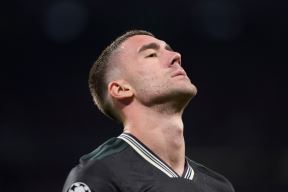 Srpski fudbaler Dušan Vlahović.