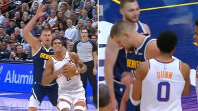 Nikola Jokić udara sekiricu, a onda košarkaš pokušava da ga isprovocira i potuče se.