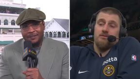 Nikola Jokić i Karmelo Entoni.