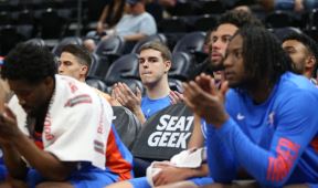 Nikola Topić na utakmici Oklahome