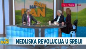 Milomir Marić i Katarina Jutanji program TS medija