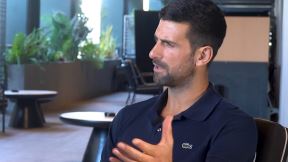 Novak Đoković daje intervju za CNN.